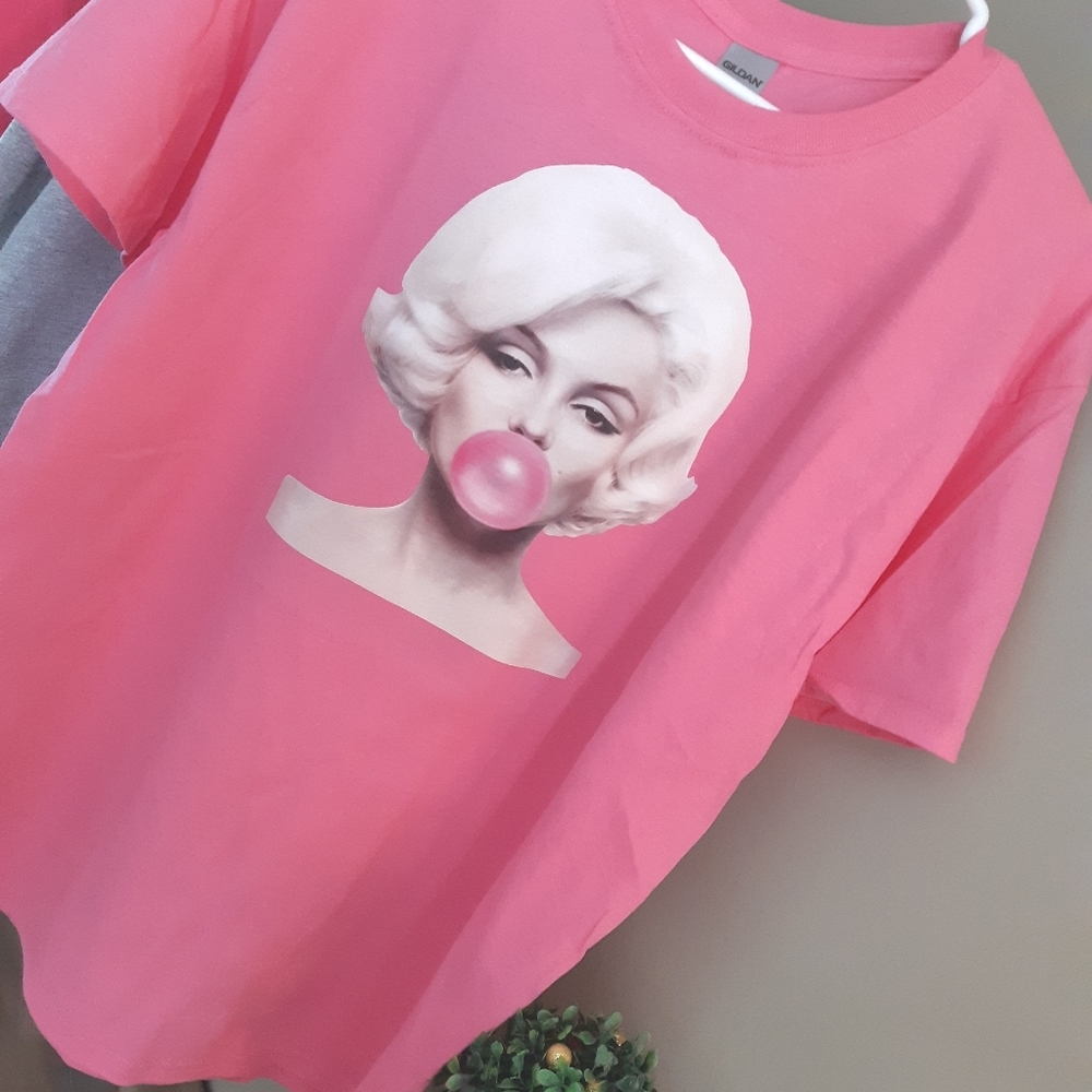 Custom Printed Marilyn Monroe Tshirt